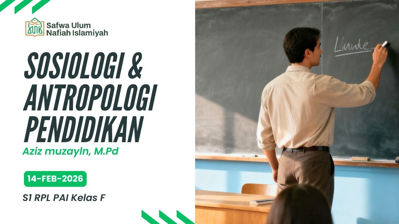F2-Sosiologi & Antropologi Pendidikan-Aziz muzayln, M.Pd