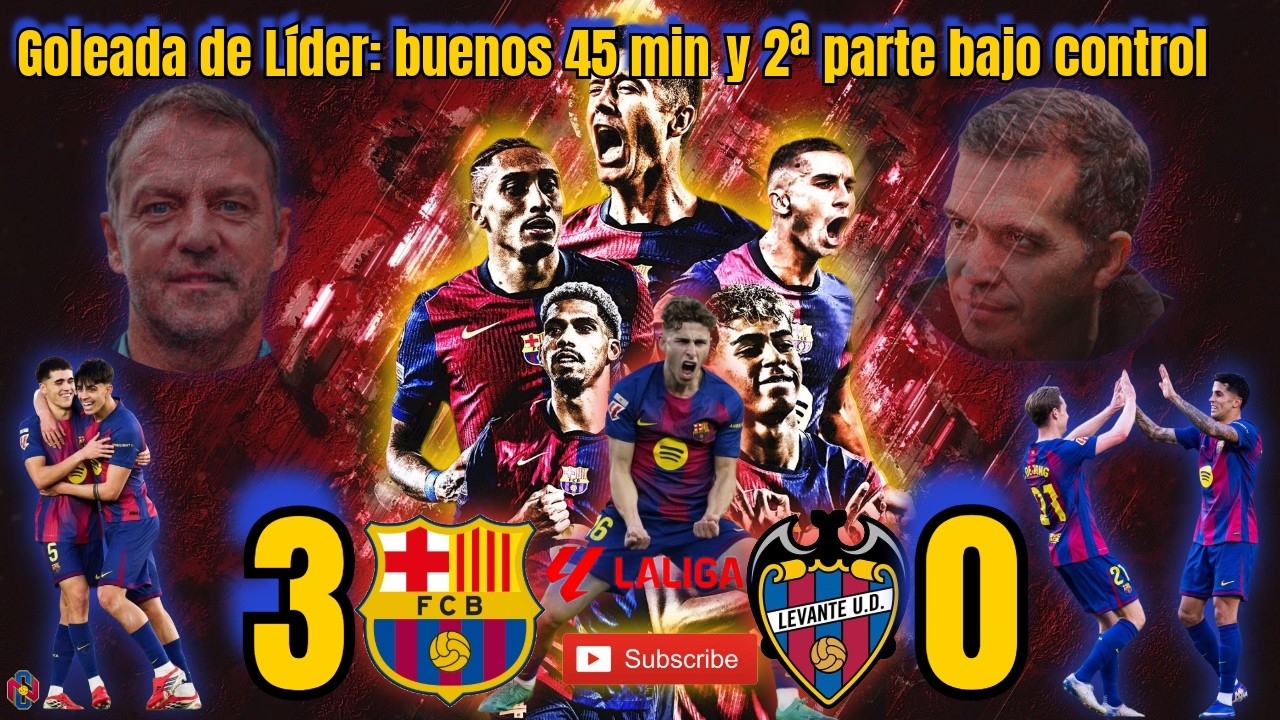 Goleada de Lider: Buenos 45 minutos y 2ª parte bajo control