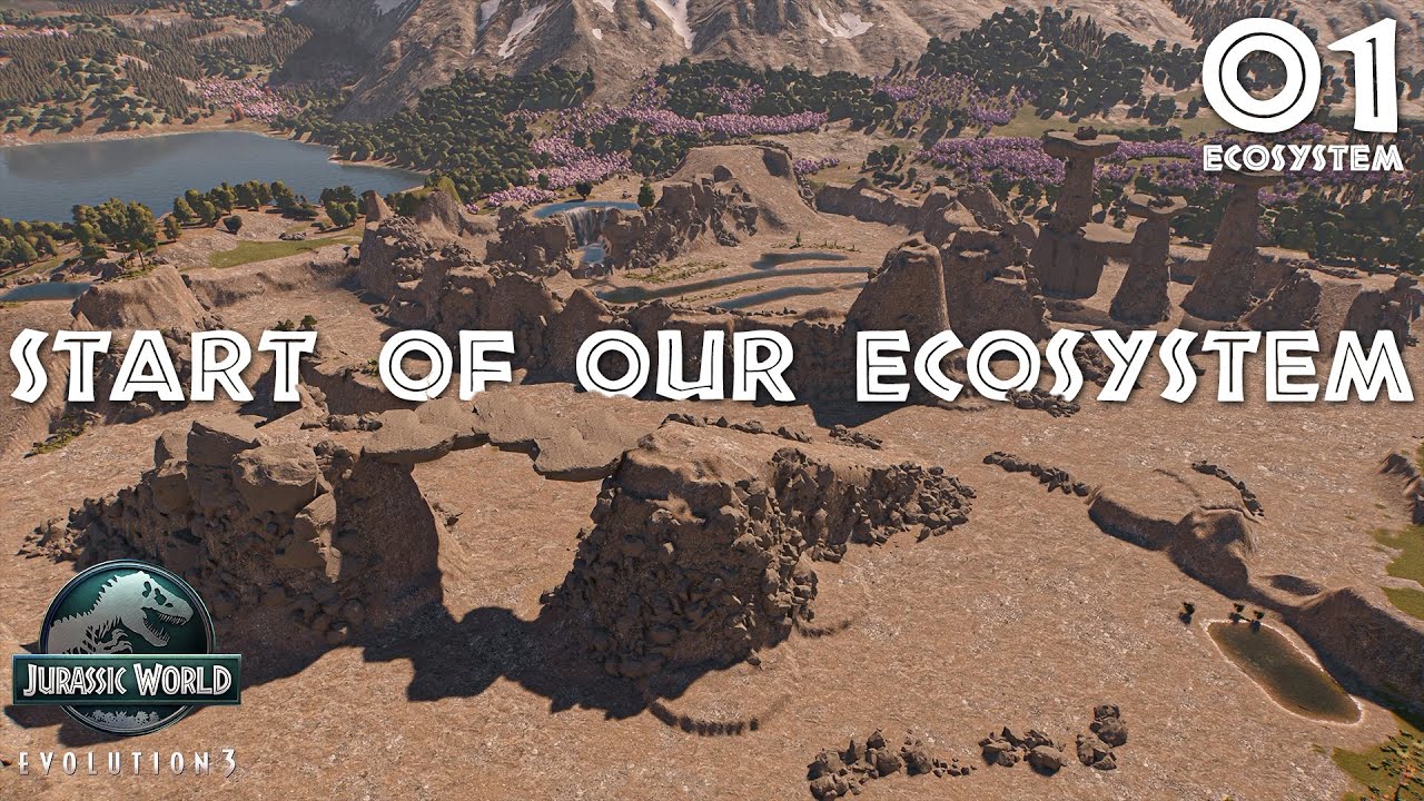 Creating the DESERT BIOME – Start of Our Ecosystem in Jurassic World Evolution 3