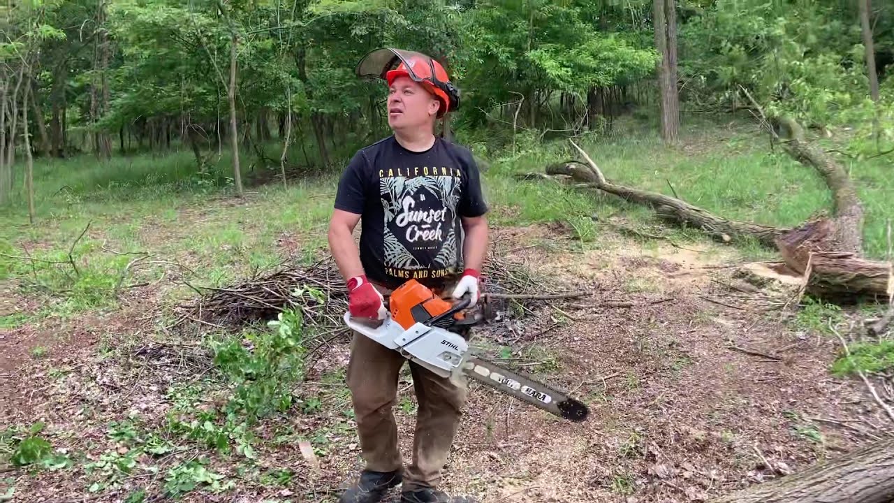 Stihl ms 661c újra munkában!