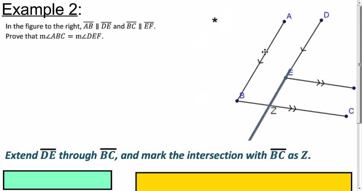 1.9.1 - Unknown Angle Proofs With Auxiliary Lines