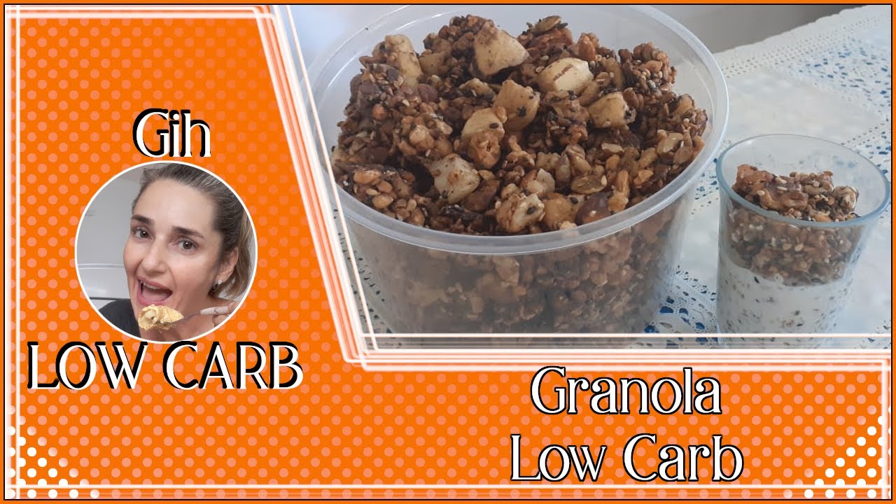 Como fazer Granola Low Carb! - #GihLowCarb