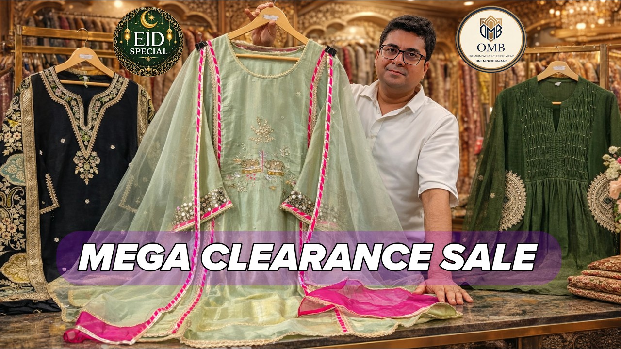 🔥 MEGA CLEARANCE SALE on DESIGNER KURTI Online Shopping on YouTube, BOUTIQUE SUIT, Cotton Suits
