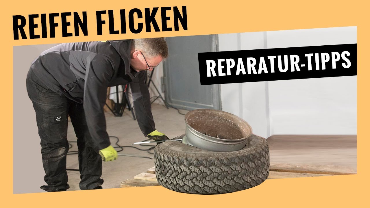 Reifen unterwegs selbst flicken – So wird es gemacht [Reparatur-Tipps]