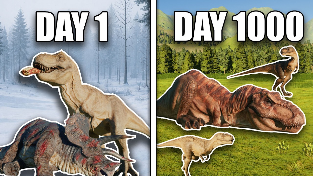 Simulating A Trex Colony For 1000 Days