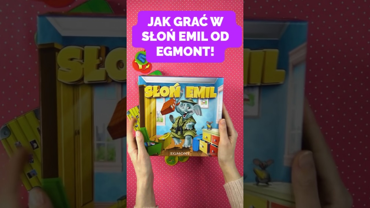 Jak grać w Słoń Emil od Egmontu 🐘 #szybkiezasady  #zasadygry #słońemil #egmont #gradladzieci