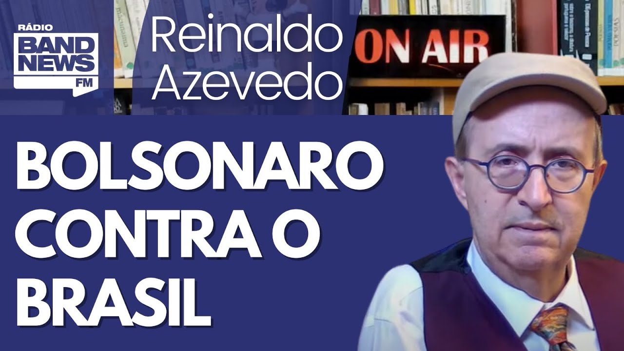 Reinaldo – Impressionante! Bolsonaro quer que Trump puna Brasil e os brasileiros para beneficiá-lo