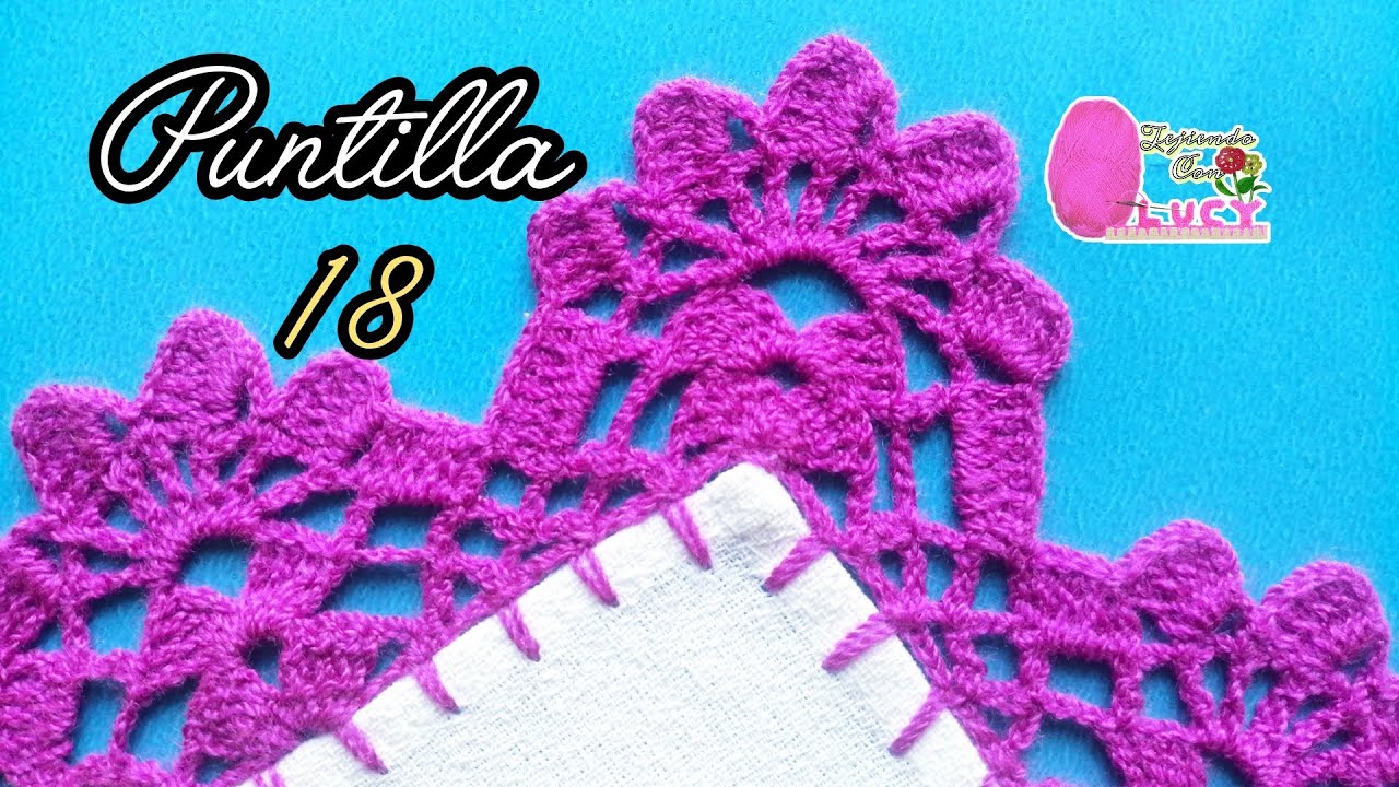 PUNTILLA 18/ PUNTILLA UNA SOLA VUELTA/ Para servilleta o mantel