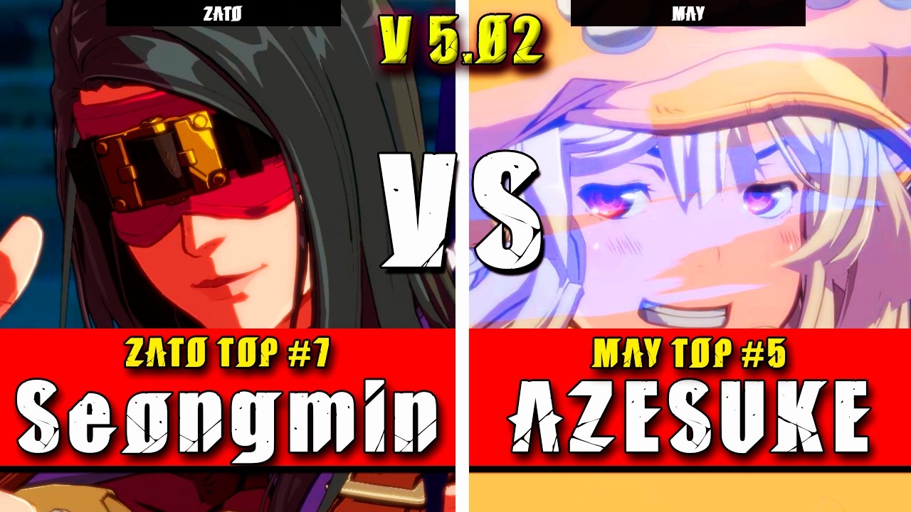 GGST | Seongmin (Zato) VS AZESUKE (May) | Guilty Gear Strive High level gameplay