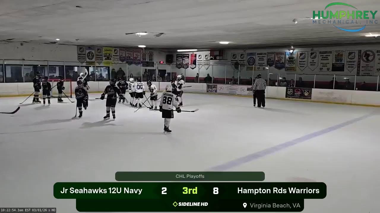 Jr Seahawks 12U Navy @ Hampton Rds Warriors (2026.03.01)