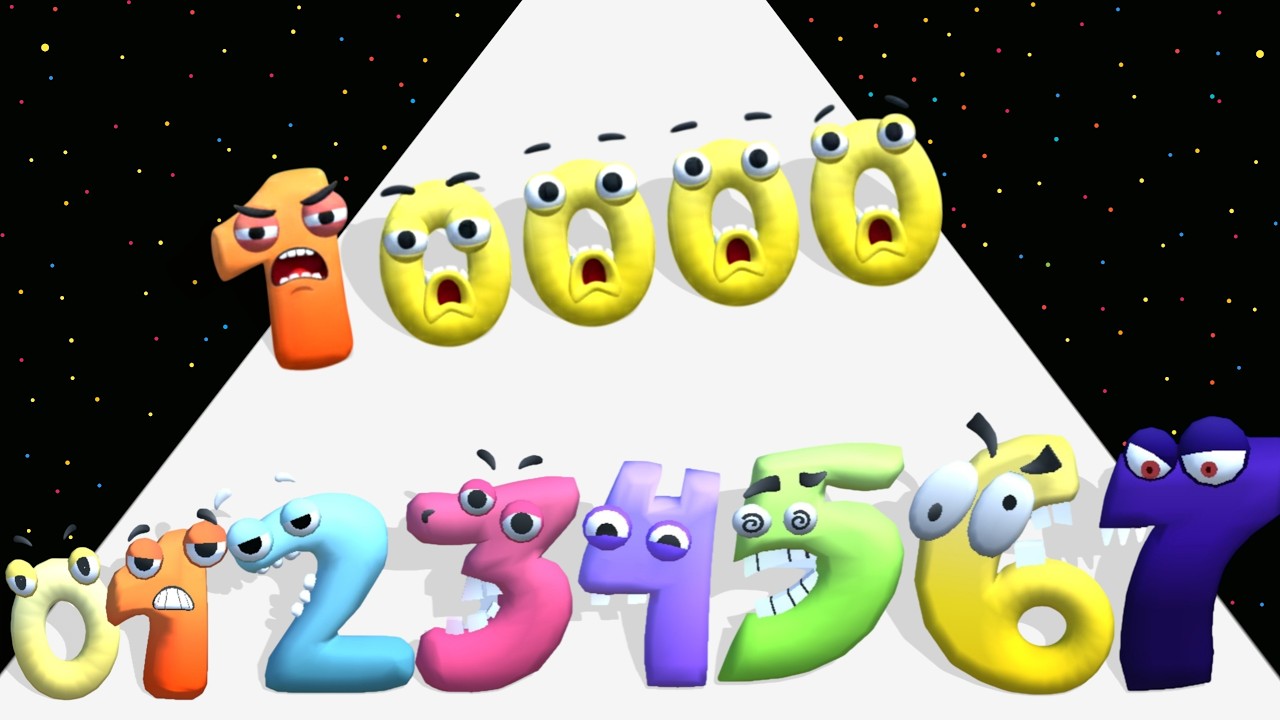 Number Evolution Run 3D - Level Up Number Max Level Gameplay (Number Merge Run 3D Maths) Part 2