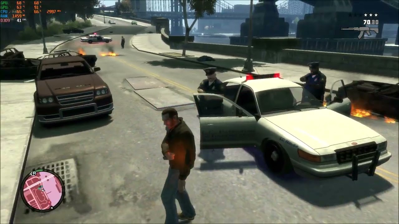 CrossFire HD 4850 GTA IV Game test