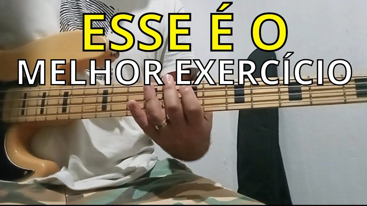 Como fazer o melhor exercício no baixo contrabaixo 