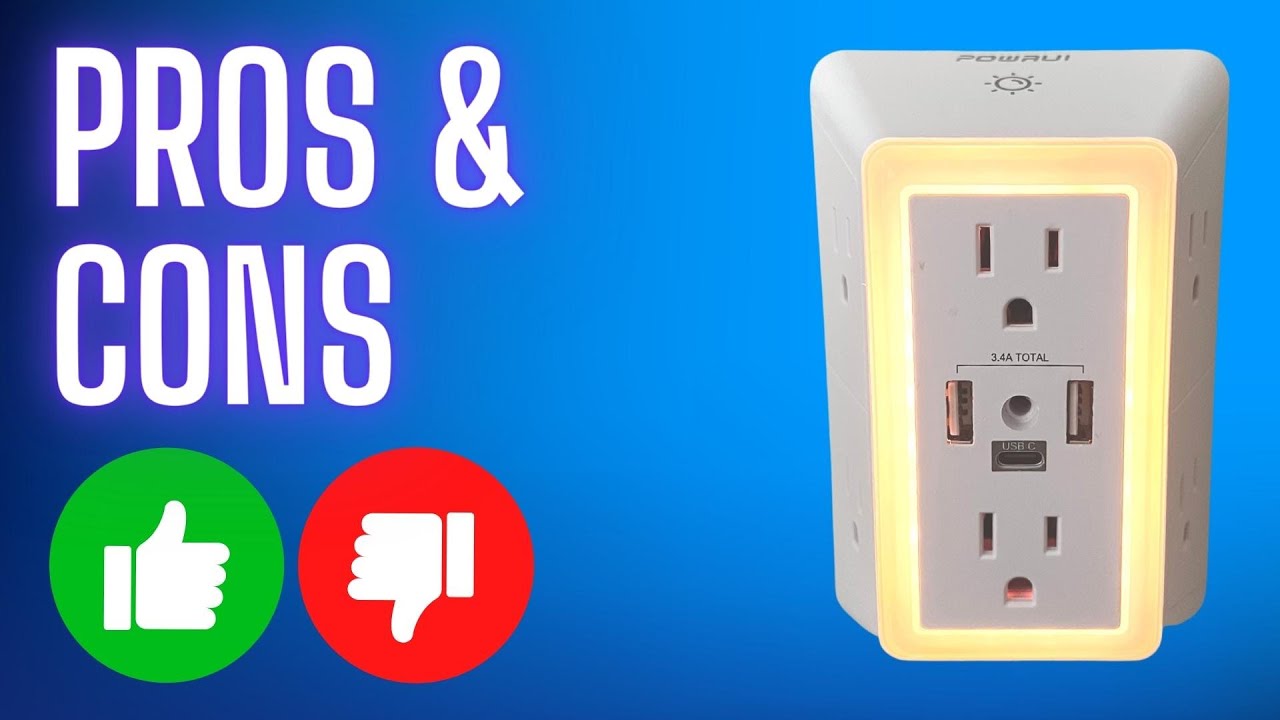 Review: POWRUI Surge Protector USB Outlet Extender