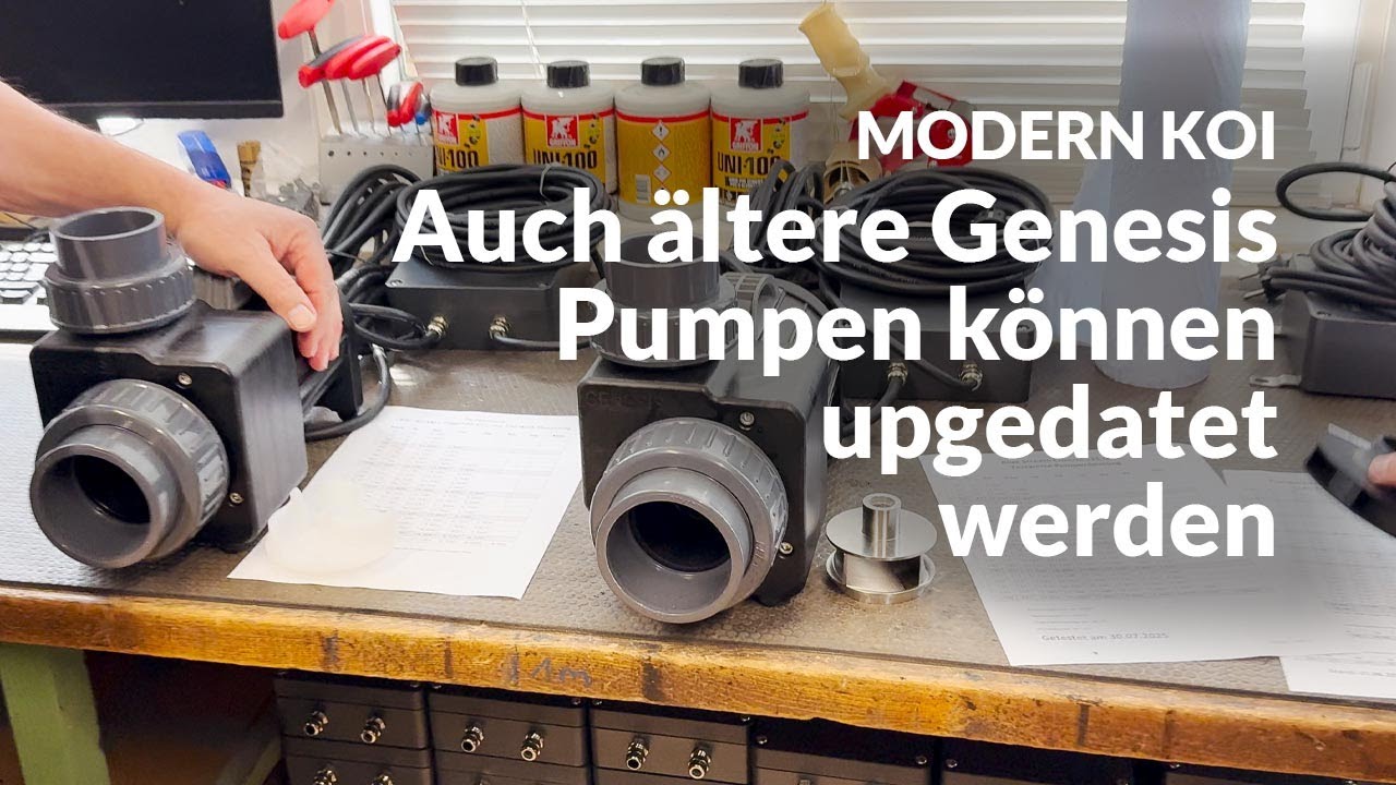 Michaels neue Genesis-Pumpe - 10 % mehr Leistung | Modern Koi Blog #7581