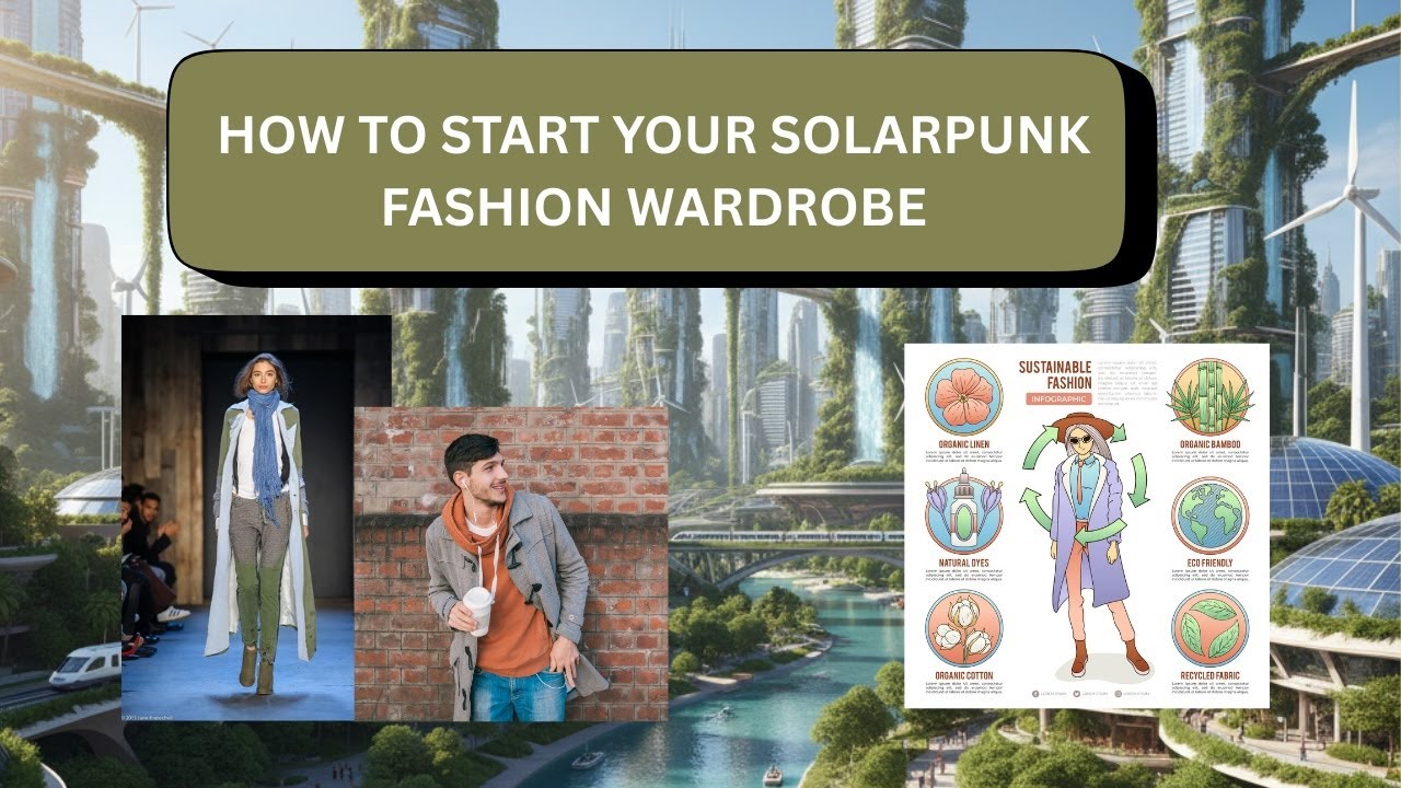 How To Start Your Solarpunk Fashion Wardrobe: Making Solarpunk Fashion A Reality