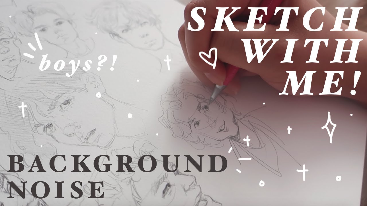 sketch with me | drawing boys