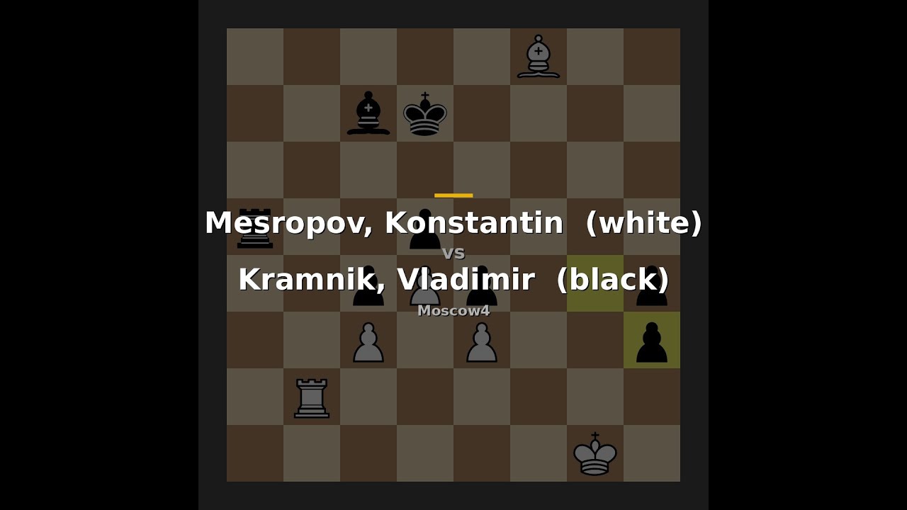 Konstantin Mesropov vs Vladimir Kramnik | Moscow4