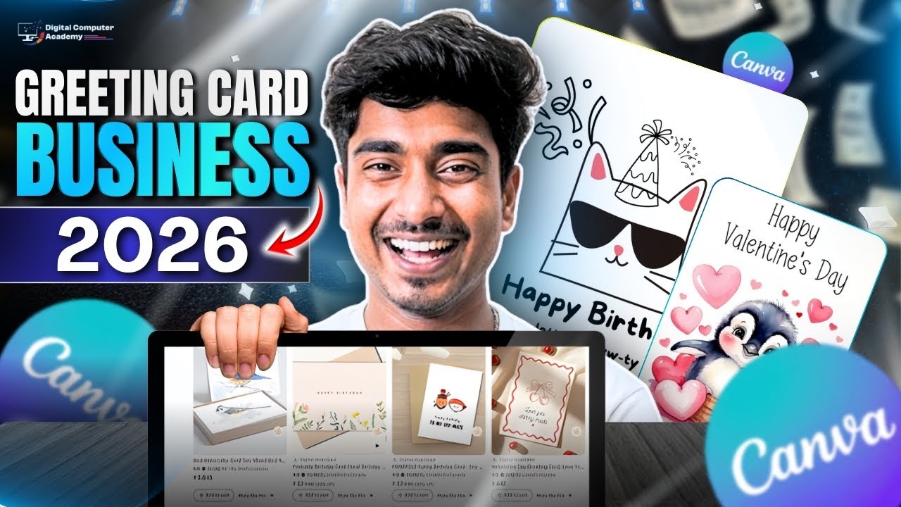Make Money with Canva: Greeting Card Business 2026 (Step-by-Step)
