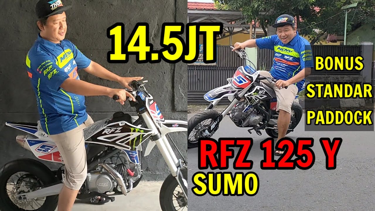 RFZ Y 125 VERSI SUPERMOTO 14.5JT + STANDAR PADDOCK