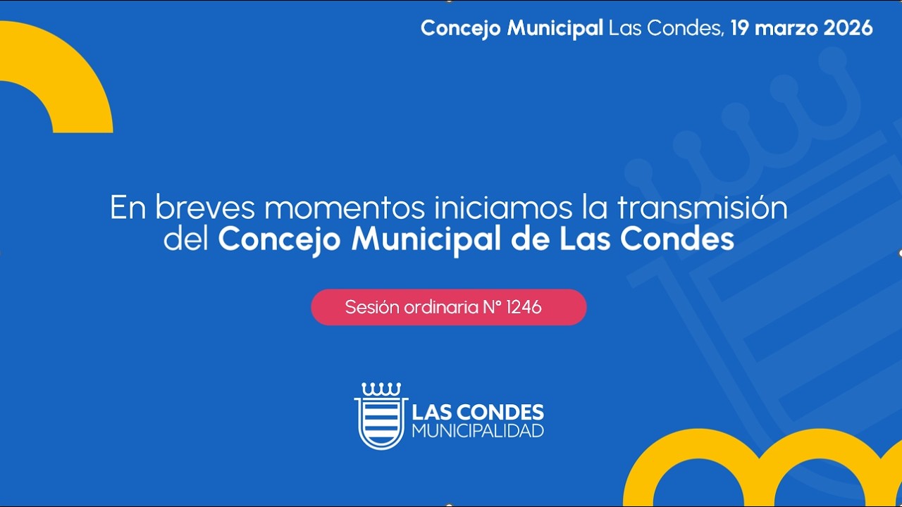 Concejo municipal, Sesión 1246 19-03-2026
