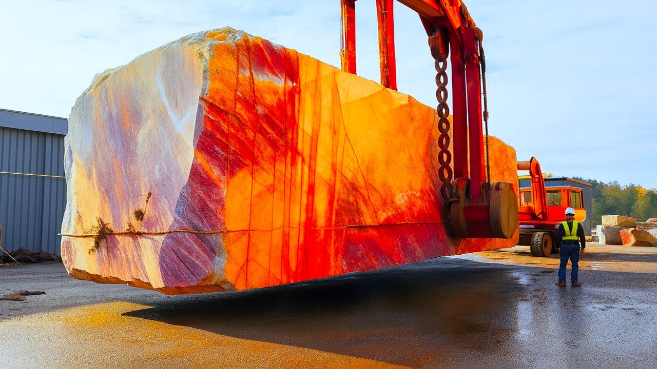 COMMENT SE FABRIQUE LE MARBRE | AINSI SE PRODUIT LE MARBRE DANS LES USINES