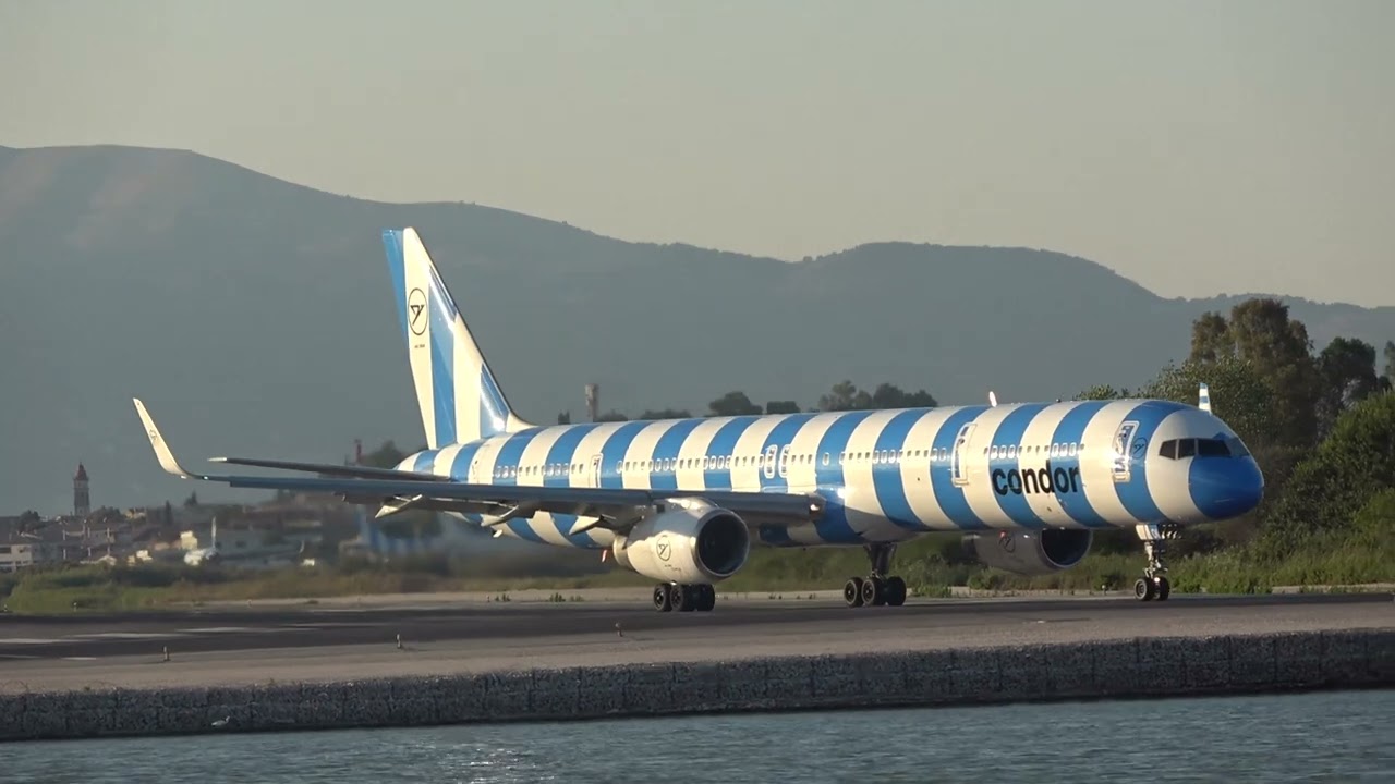 Corfu Airport Spotting - Condor - Boeing 757-300 - D-ABOI - July 2025