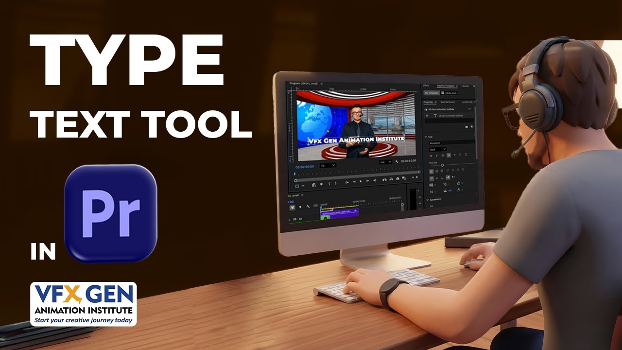 Text Tool in Premiere Pro | How to Add & Edit Text Easily(Beginner Tutorial) #premierepro #tutorial