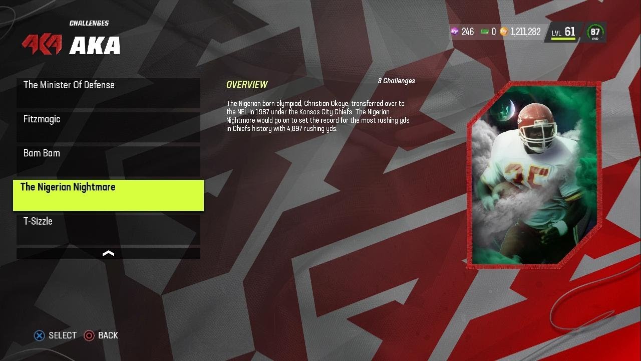AKA 87+ pack T-Sizzle, C Nightmare madden 23