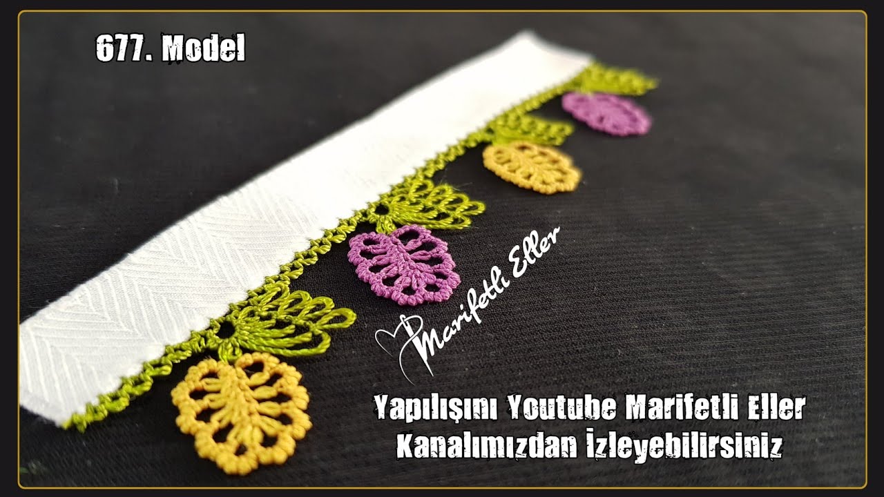 İğne Oyası Dut Modelinin Anlatımlı Yapımı | 677. Model