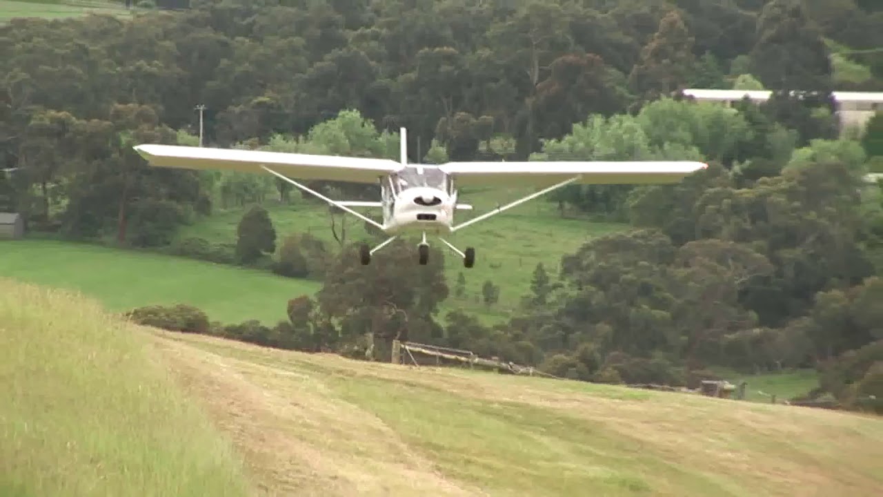 A22LS Foxbat Landing at Terry's airstrip