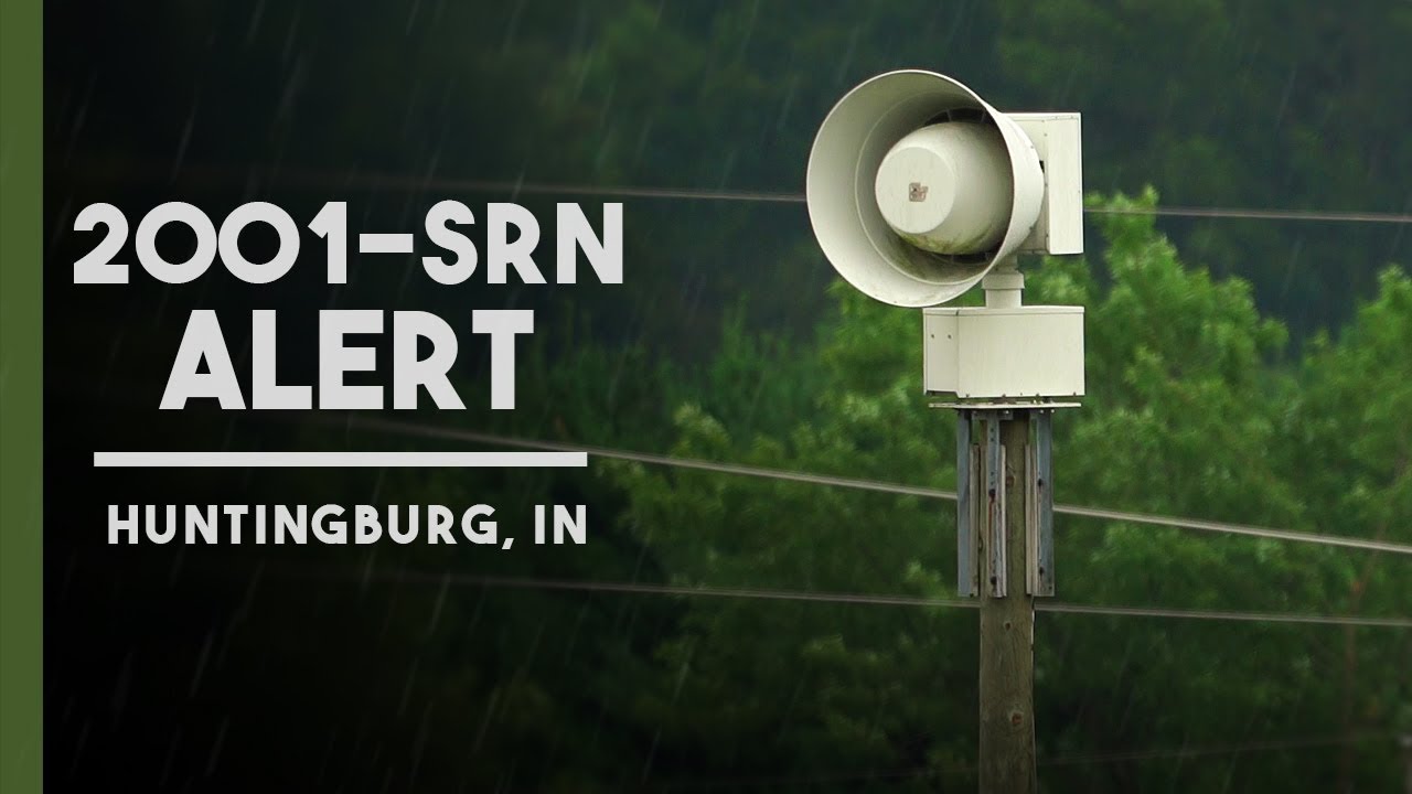 Federal Signal 2001-SRN | Full Alert | Huntingburg, IN (Dubois Co.Tornado Siren Test)