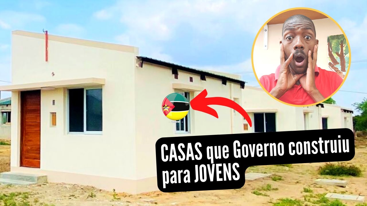 COMO SÃO AS CASAS DE JOVENS MOÇAMBICANOS 🇲🇿