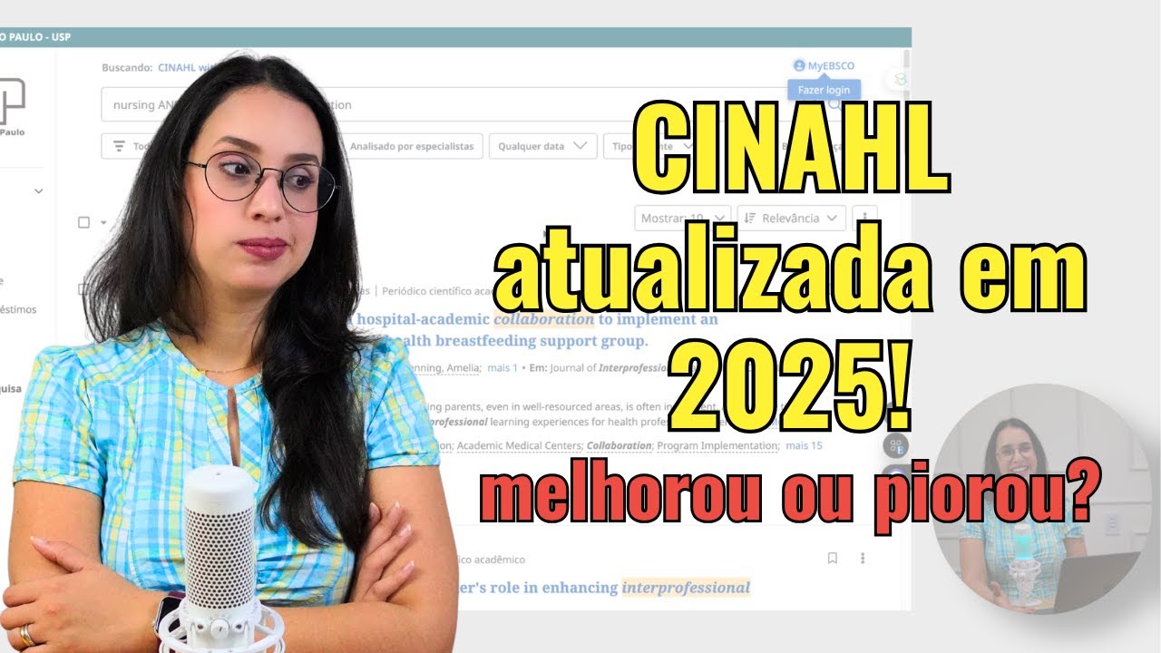 NOVA BASE DE DADOS DA CINAHL: Como acessar e buscar!