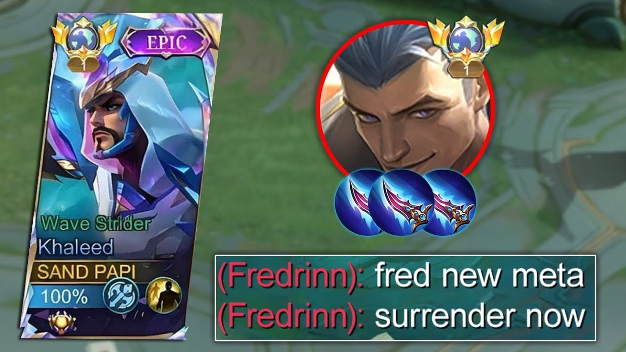 CAN KHALEED BURST EXP FREDRINN!? WATCH HOW KHALEED MANAGE HIS LANE TO AGAINST FREDRINN!!