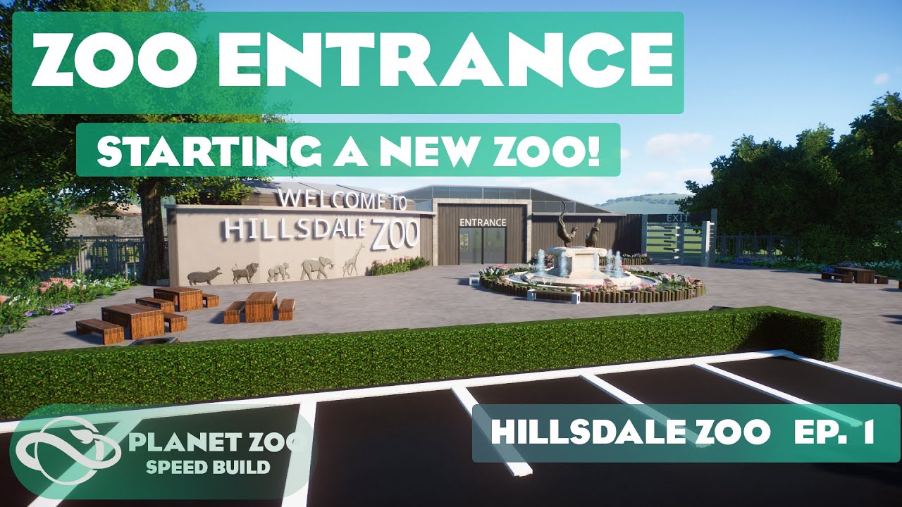 PLANET ZOO ENTRANCE | Starting yet another zoo! | Hillsdale Zoo ep. 1 |