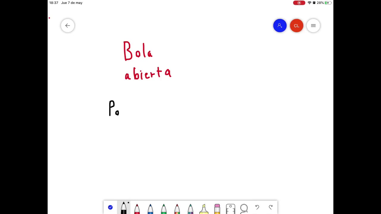 ¿QUÉ ES UNA BOLA ABIERTA?  (Concepto de topología)