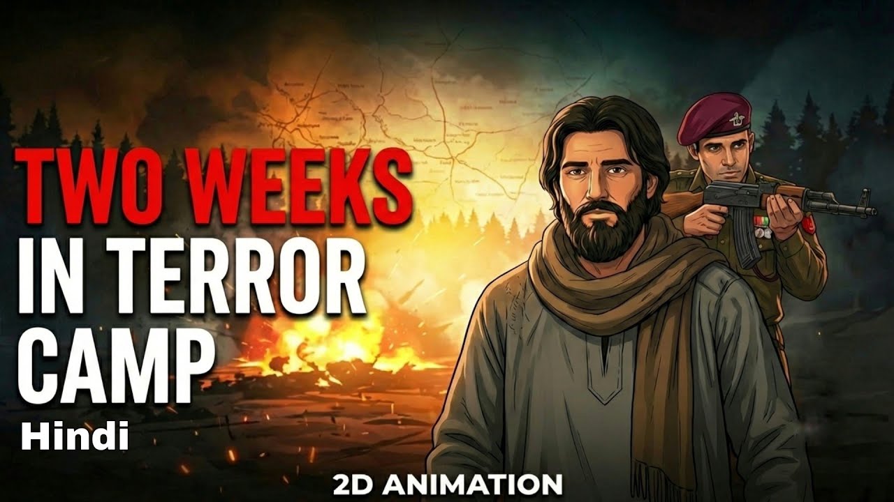 Indian Undercover Para SF Officer – The Spy Who Destroyed Hizbul Mujahideen | 2D Animation | Hindi