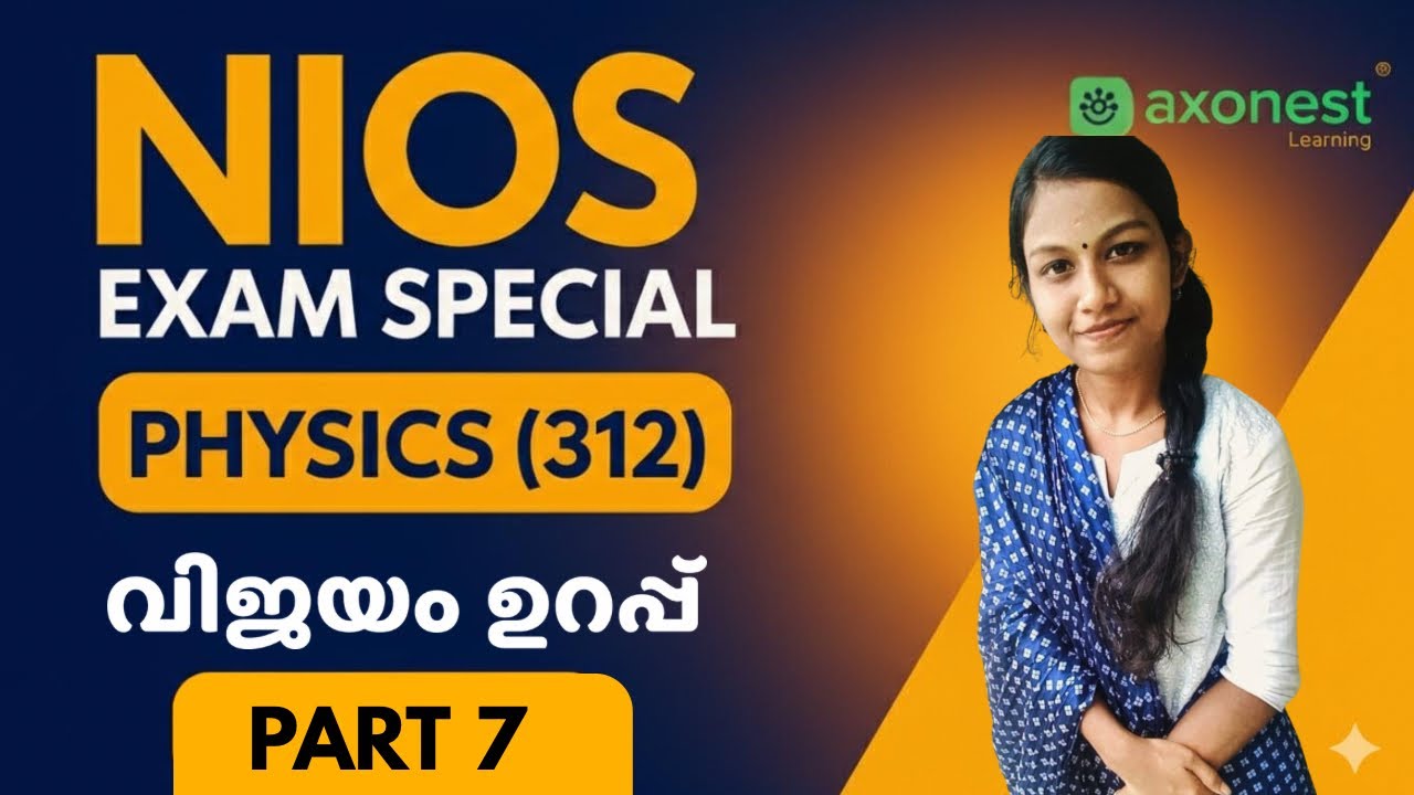 NIOS Class 12 Physics (312) | Most Important Topics & Questions for 2025 Exam | Axonest Learning