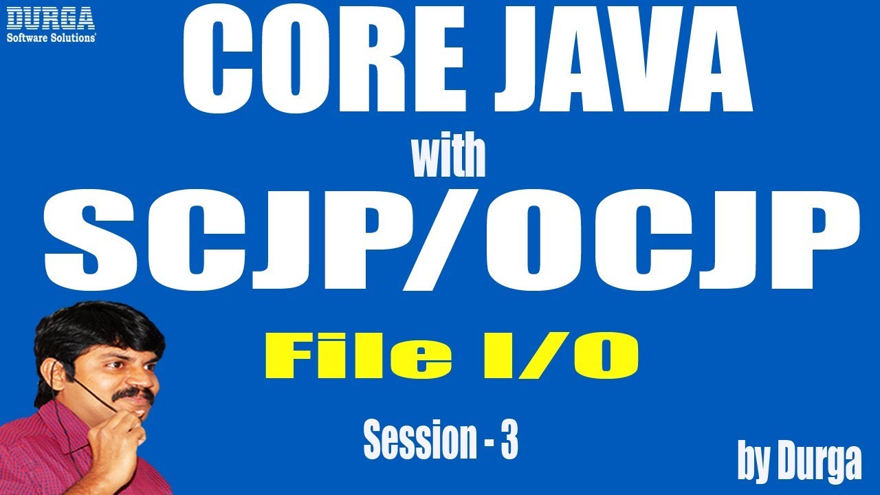 Core Java With OCJP/SCJP: File I/O  Part-3||FileReader||importent methods||Bufferedwriter