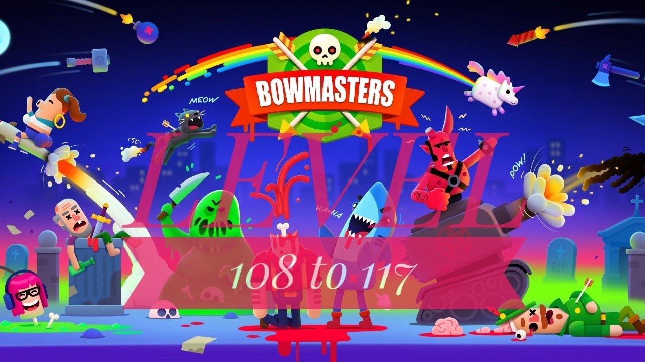Bowmasters Gameplay Level 108 to 117