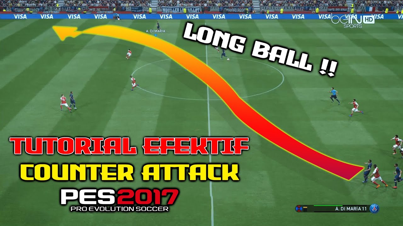 TUTORIAL EFFECTIVE COUNTER ATTACK - PES 2017 (UPDATE 2020)