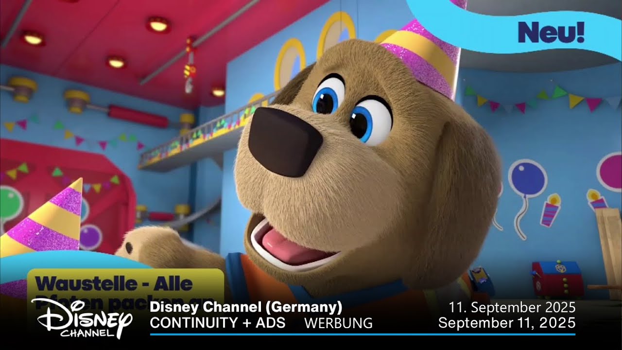 Disney Channel (Germany) continuity + ads | September 11, 2025 • Disney Channel werbung