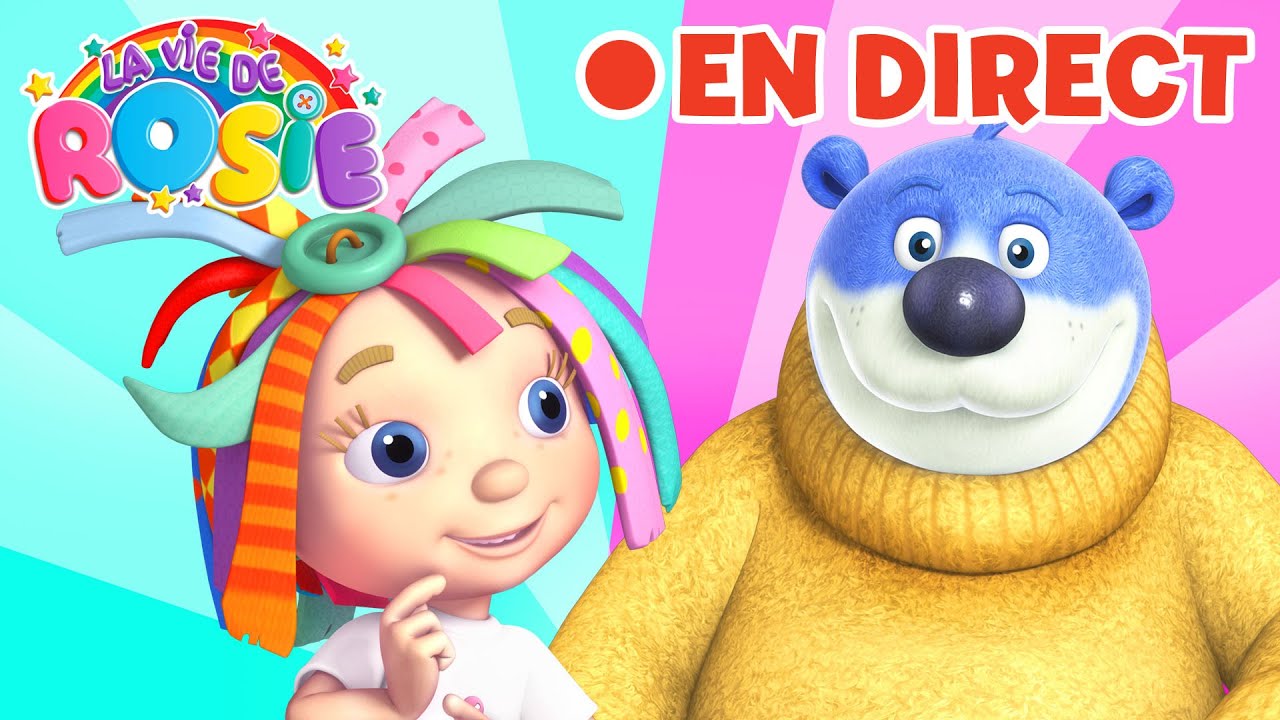🔴| Le marathon de l'amitié de Rosie 💕 Dessins animés préscolaires : du plaisir non-stop !