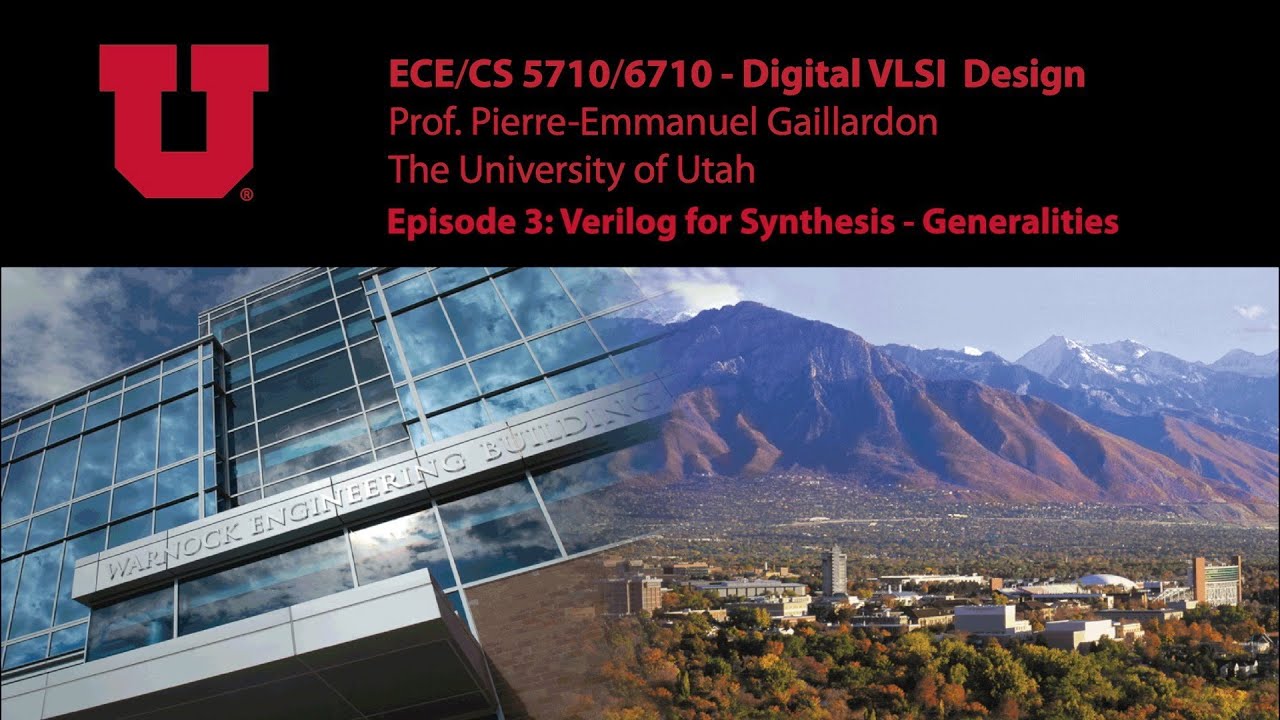 Digital VLSI Design - E03 - Verilog - Generalities