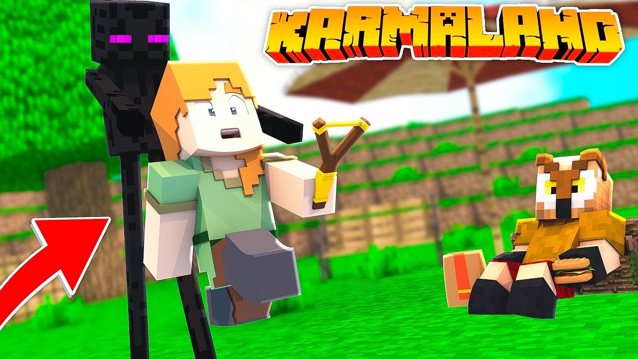 ENDERMAN ACOSA A LOLITO JAJAJA. KARMALAND #66 | FARGAN