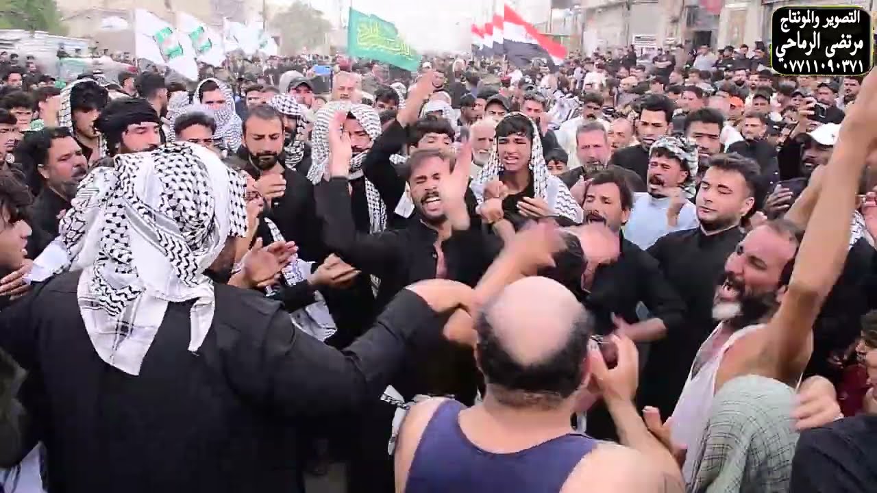 سابع المرحوم المجاهد عباس مولى والمرحوم الحاج الشيخ مولى الشموسي الناعي ملة مويد البغدادي