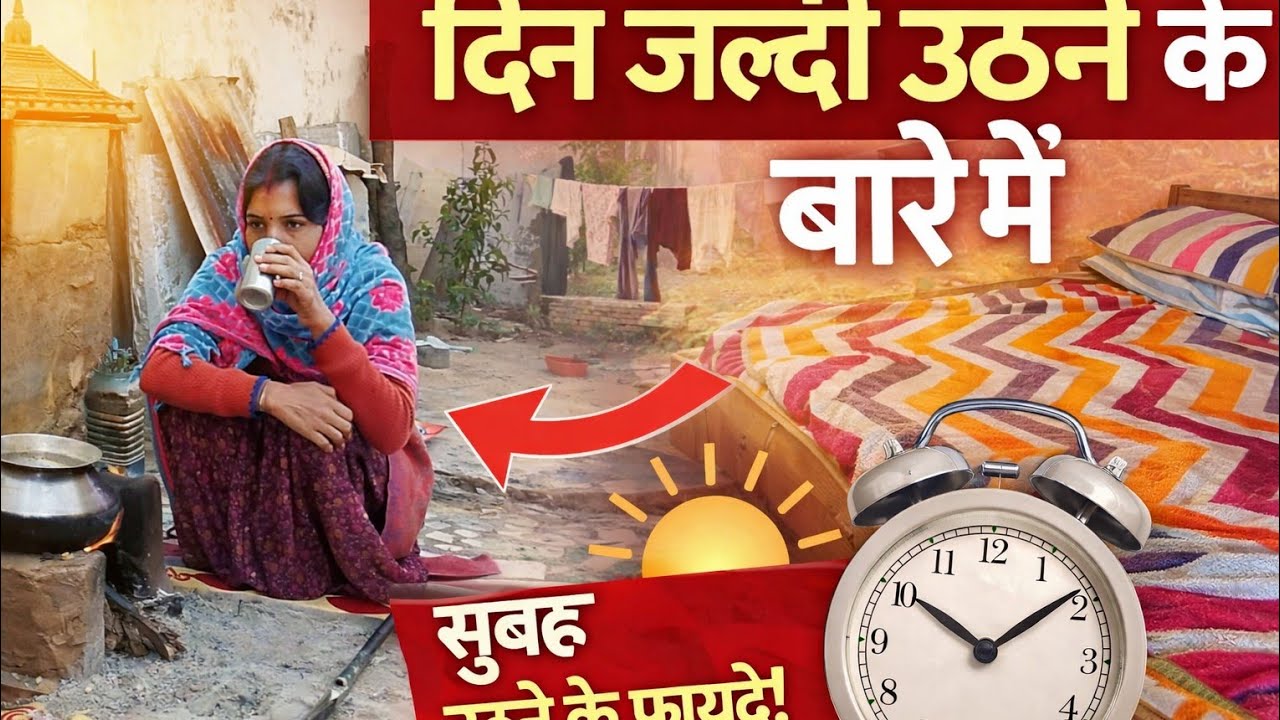 ब्रह्म मुहूर्त में उठने के फ़ायदे/ How to wake up early in the morning (Motivational housewife’s 