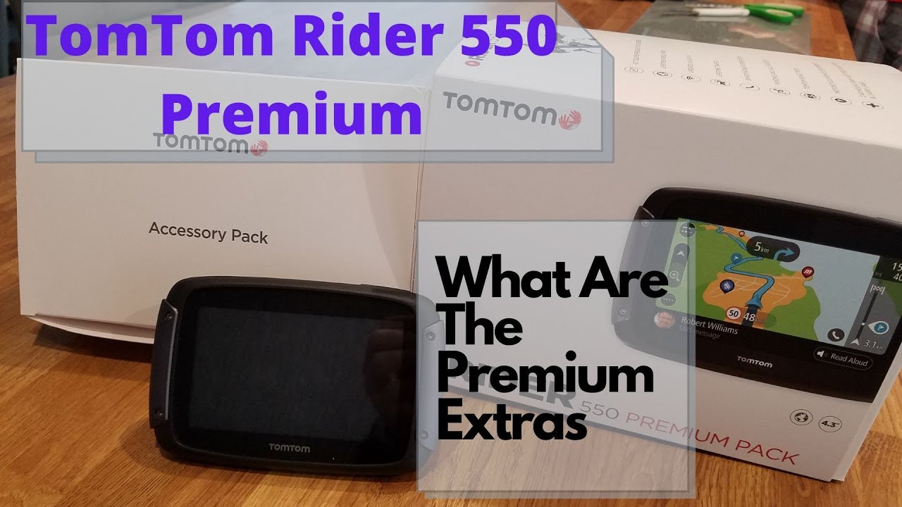 Unboxing TomTom Rider 550 Premium