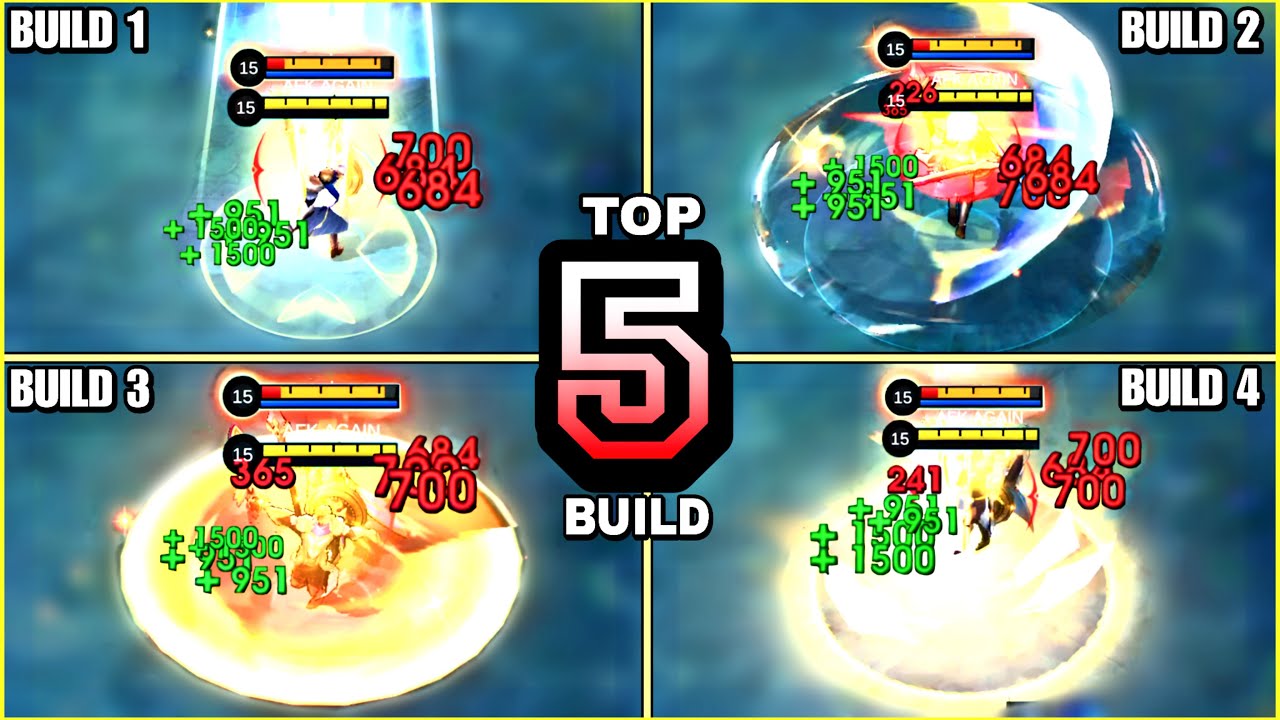 TOP 5 DIFFERENT BUILD FOR ALUCARD ~ MUST WATCH